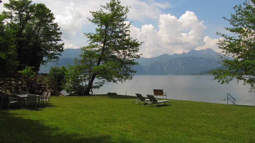 Wohnung Am See Steinbach am Attersee Buitenkant foto
